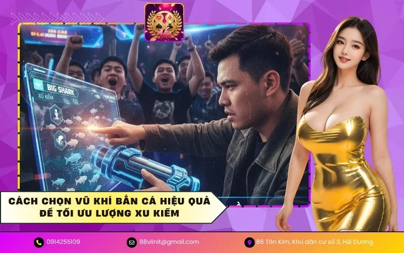 chọn vũ khí bắn cá