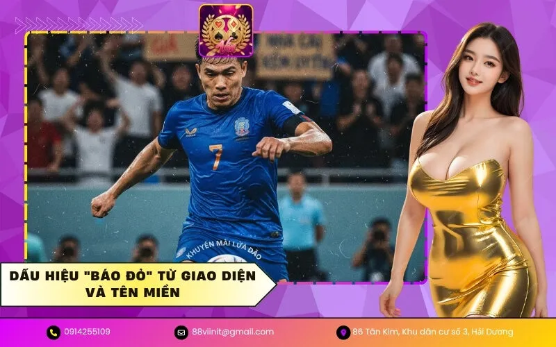 Dấu Hiệu Báo Đỏ Từ Giao Diện Và Tên Miền