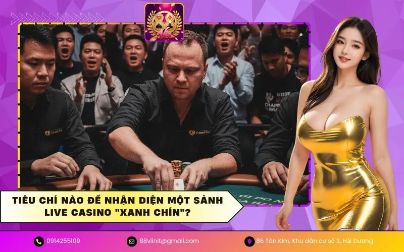 Tiêu chí nào để nhận diện một sảnh live casino xanh chín