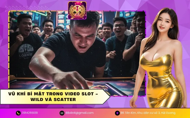 Vũ khí bí mật trong Video Slot - Wild và Scatter